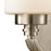 Atlas Lighting Dawson 10'' High 1Lt Sconce, Brushed Nickel/White