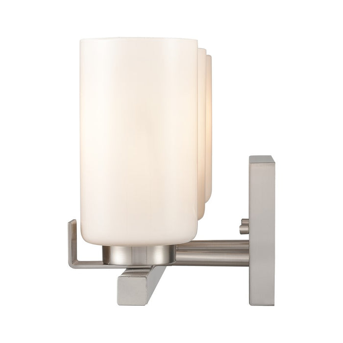 Atlas Lighting Dressler 22'' Wide 3Lt Vanity Light, Nickel/White