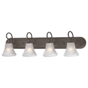 Atlas Lighting Elipse 36'' Wide 4Lt Vanity Light, Bronze/White - WL11285-BZ