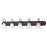 Atlas Lighting Elipse 48'' Wide 5Lt Vanity Light, Bronze/White - WL11286-BZ