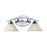 Atlas Lighting Elysburg 18'' Wide 2Lt Vanity Light, Chrome/White