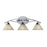 Atlas Lighting Elysburg 25'' Wide 3Lt Vanity Light, Chrome/White