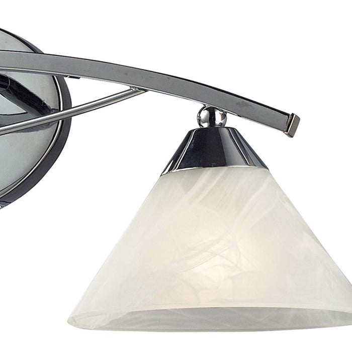 Atlas Lighting Elysburg 25'' Wide 3Lt Vanity Light, Chrome/White