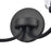 Atlas Lighting Emily 17'' Wide 2Lt Vanity Light, Matte Black/Clear