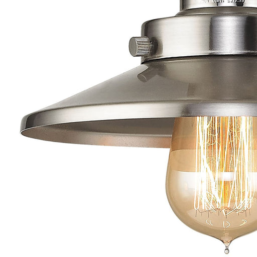 Atlas Lighting English Pub 18''W 2Lt Vanity Light, Nickel/Nickel