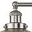 Atlas Lighting English Pub 18''W 2Lt Vanity Light, Nickel/Nickel