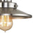 Atlas Lighting English Pub 18''W 2Lt Vanity Light, Nickel/Nickel