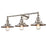 Atlas Lighting English Pub 28'' Wide 3Lt Vanity Light, Nickel
