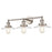 Atlas Lighting English Pub 28''W 3Lt Vanity Light, Satin Nickel