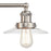 Atlas Lighting English Pub 28''W 3Lt Vanity Light, Satin Nickel