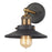 Atlas Lighting English Pub 8'' High 1Lt Sconce, Antique Brass/Black