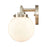 Atlas Lighting Fairbanks 22.75''W 3Lt Vanity, Nickel/Opal/White