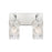 Atlas Lighting Forma de Crystal 14''W 2Lt Vanity, Chrome/Clear