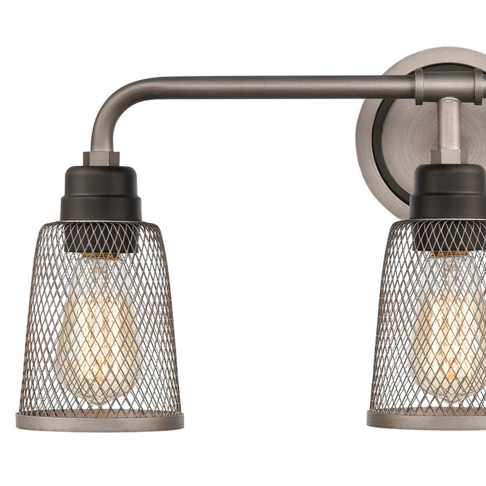 Atlas Lighting Glencoe 23'' Wide 3Lt Vanity Light, Zinc/Gray