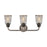 Atlas Lighting Glencoe 23'' Wide 3Lt Vanity Light, Zinc/Gray