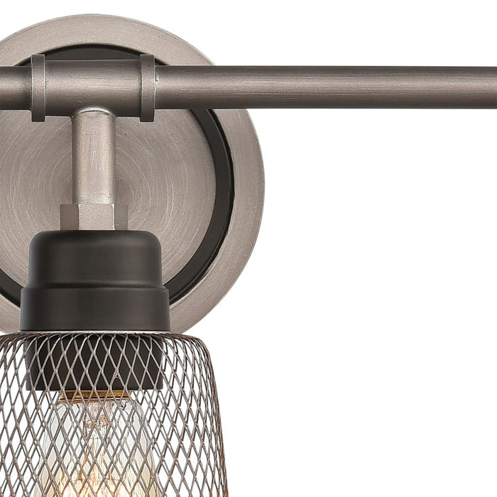Atlas Lighting Glencoe 23'' Wide 3Lt Vanity Light, Zinc/Gray