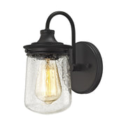 Atlas Lighting Hamel 10'' High 1Lt Sconce, Oil Rubbed Bronze/Clear - WL11312-BZ