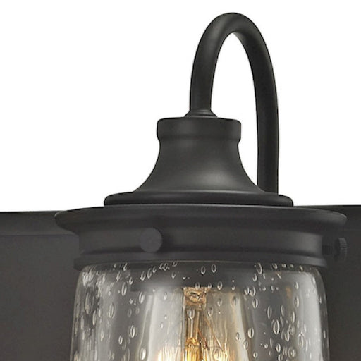 Atlas Lighting Hamel 15'' Wide 2Lt Vanity Light, Bronze/Clear