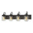 Atlas Lighting Hamel 32'' Wide 4Lt Vanity Light, Bronze/Clear - WL11315-BZ