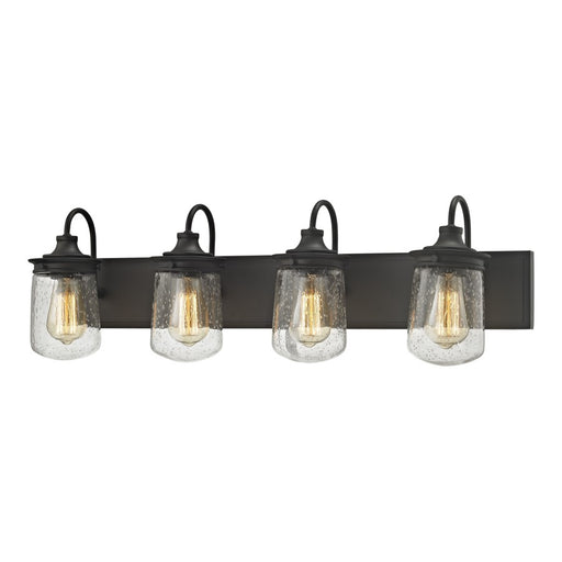 Atlas Lighting Hamel 32'' Wide 4Lt Vanity Light, Bronze/Clear - WL11315-BZ