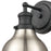 Atlas Lighting Haralson 10'' High 1Lt Sconce, Charcoal/Nickel