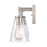 Atlas Lighting Harnell 3Lt Vanity Light, Brushed Nickel/Clear/Clear