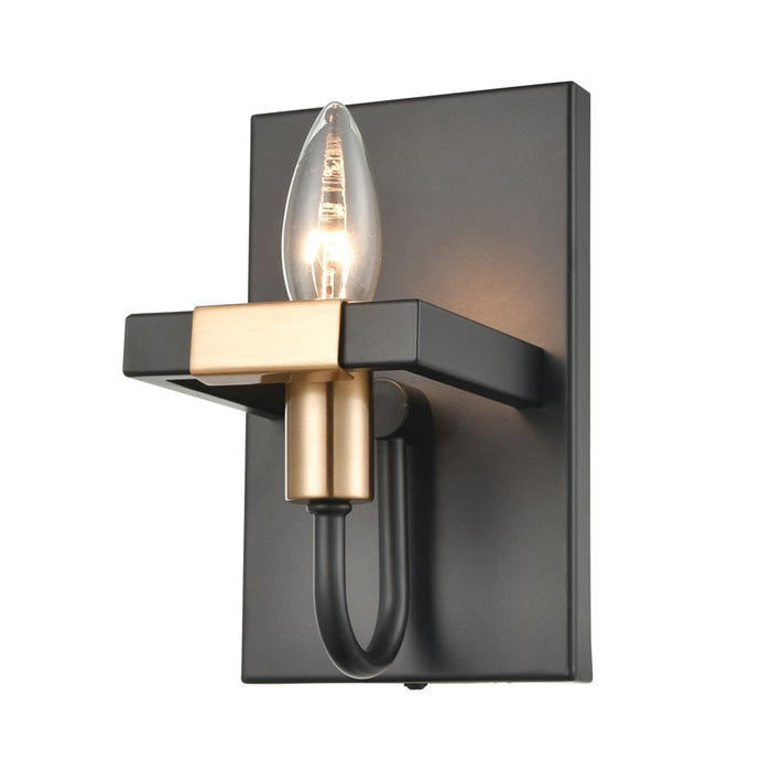 Atlas Lighting Heathrow 8'' High 1Lt Sconce, Matte Black