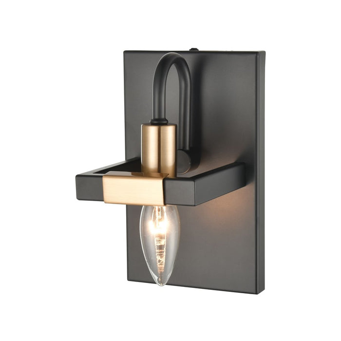 Atlas Lighting Heathrow 8'' High 1Lt Sconce, Matte Black