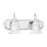 Atlas Lighting Homestead 18'' Wide 2Lt Vanity Light, Chrome/White