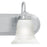 Atlas Lighting Homestead 18'' Wide 2Lt Vanity Light, Nickel/White