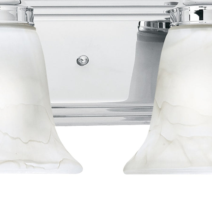Atlas Lighting Homestead 24'' Wide 3Lt Vanity Light, Chrome/White
