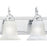 Atlas Lighting Homestead 36'' Wide 5Lt Vanity Light, Chrome/White