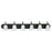 Atlas Lighting Homestead 48'' Wide 6Lt Vanity Light, Bronze/White