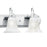 Atlas Lighting Homestead 48'' Wide 6Lt Vanity Light, Chrome/White