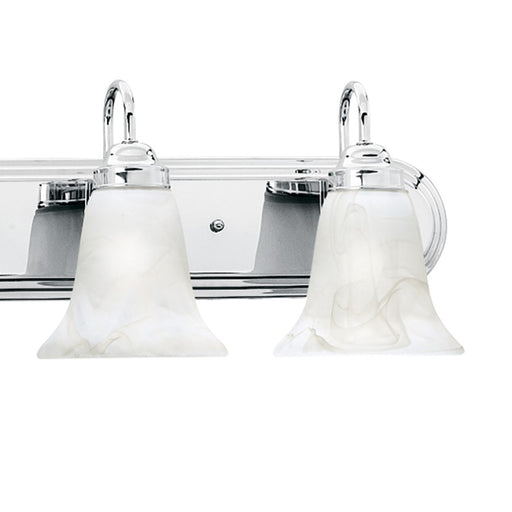 Atlas Lighting Homestead 48'' Wide 6Lt Vanity Light, Chrome/White