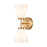 Atlas Lighting Houghton 15'' High 2Lt Vanity Light, Gold/White