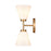 Atlas Lighting Houghton 15'' High 2Lt Vanity Light, Gold/White