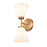 Atlas Lighting Houghton 15'' High 2Lt Vanity Light, Gold/White