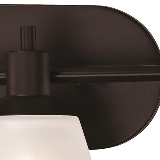 Atlas Lighting Jackson 22'' Wide 3Lt Vanity Light, Bronze/White