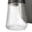 Atlas Lighting Jergen 5'' Wide 1Lt Vanity Light, Matte Black/Clear
