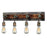 Atlas Lighting Jonas 26''W 4Lt Vanity Light, Multi Tone Weathered