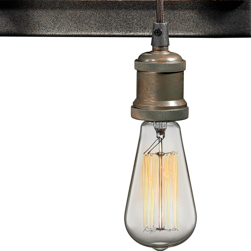 Atlas Lighting Jonas 26''W 4Lt Vanity Light, Multi Tone Weathered
