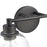 Atlas Lighting Julian 16'' Wide 2Lt Vanity Light, Matte Black/Clear