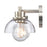 Atlas Lighting Julian 16'' Wide 2Lt Vanity Light, Nickel/Clear
