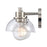 Atlas Lighting Julian 24'' Wide 3Lt Vanity Light, Nickel/Clear