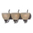 Atlas Lighting Kingston 20'' Wide 3Lt Vanity Light, Bronze/Brown