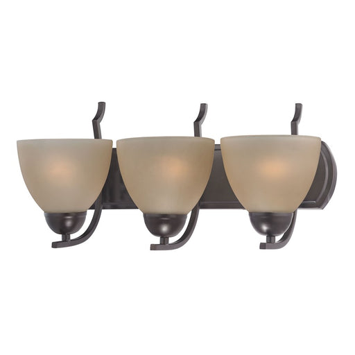 Atlas Lighting Kingston 20'' Wide 3Lt Vanity Light, Bronze/Brown