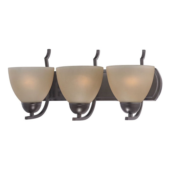 Atlas Lighting Kingston 20'' Wide 3Lt Vanity Light, Bronze/Brown