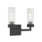 Atlas Lighting Lida 14'' Wide 2Lt Vanity Light, Matte Black
