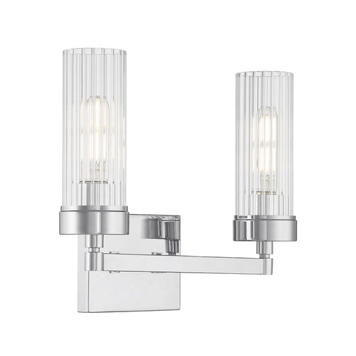 Atlas Lighting Lida 14'' Wide 2Lt Vanity Light, Chrome